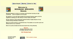 Desktop Screenshot of mossbankbreakers.co.uk
