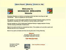 Tablet Screenshot of mossbankbreakers.co.uk